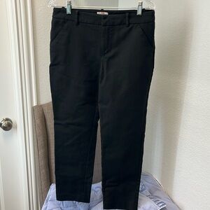 Merona black stretch ankle pants